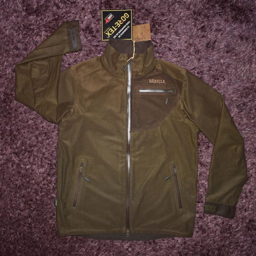 Harkila Tuning Gore tex jacket and pants new, size L, green and brown