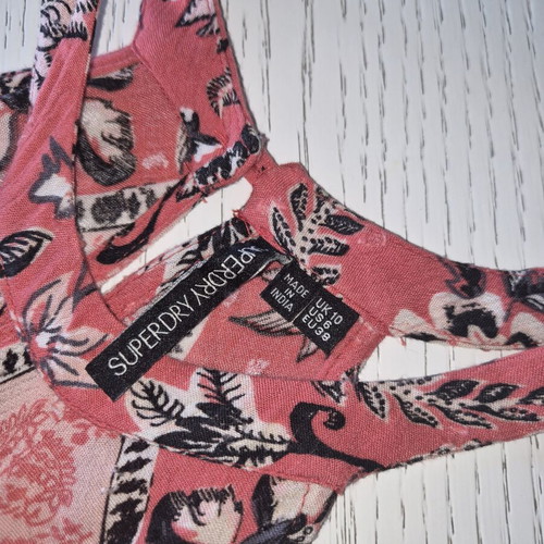 Superdry boho red salopette M used
