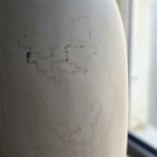 White Sifnos porcelain vase like new