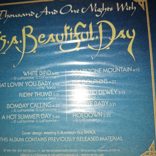 Beautiful Day A Thousand & One Nights vinyl record
