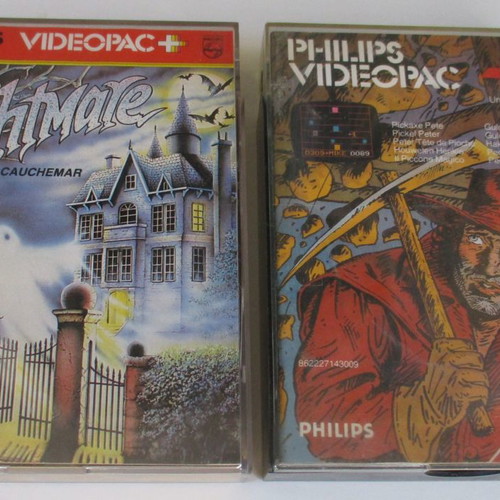 Philips Videopac G7000 retro games used, pack of 9