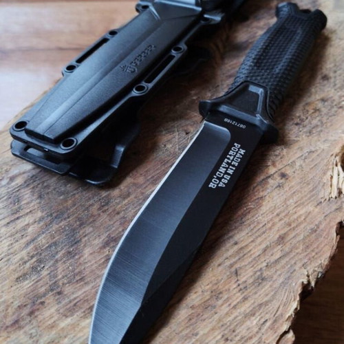 Gerber Strongarm Survival Knife with Sheath Black new
