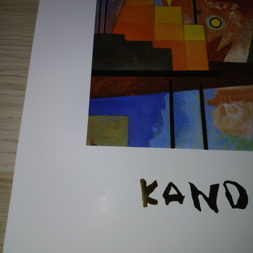 Heavy Red (Schweres Rot) art print by Wassily Kandinsky