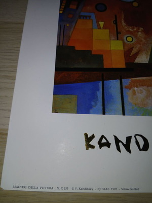 Heavy Red (Schweres Rot) art print by Wassily Kandinsky