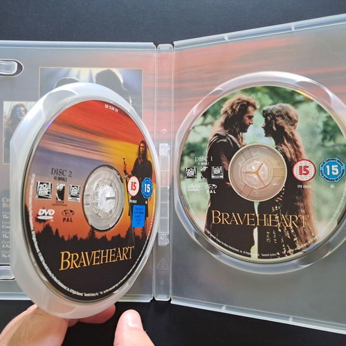 Braveheart Double DVD Special Edition like new, English subtitles