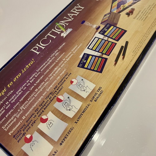Pictionary board game Greek edition like new