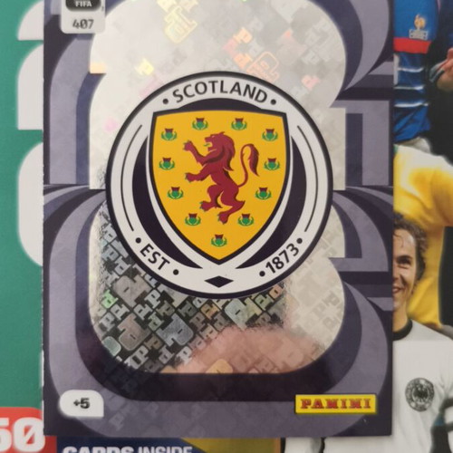 Team Crest Scotland Special Edition Adrenalyn XL FIFA World Cup 2026 like new