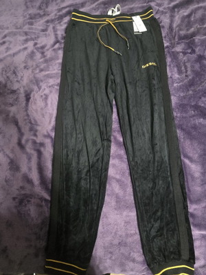 Diesel UMLB-Darren-CH velvet sweatpants size M