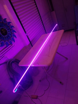 Glass Neon Light Tube purple color new