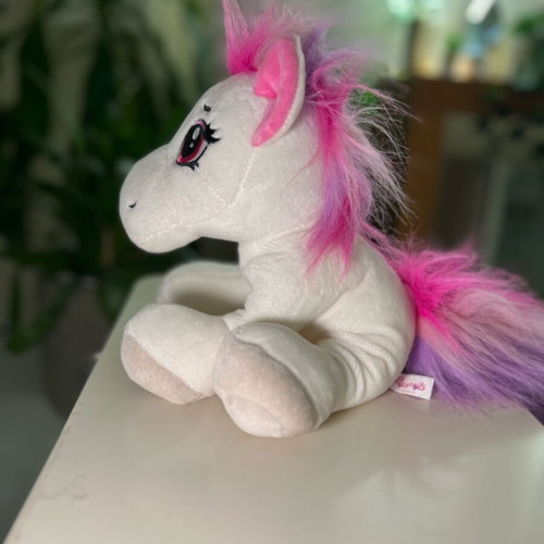 Keel Toys Ponytails White Soft Toy Horse new