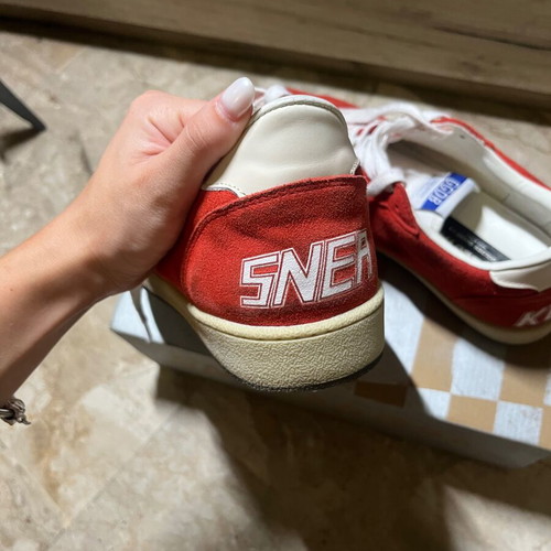 Golden Goose Ball Star sneakers red, size 42
