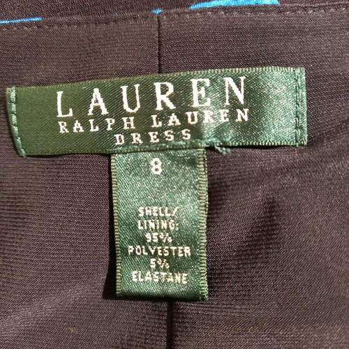 Ralph Lauren sleeveless dress blue like new, size S