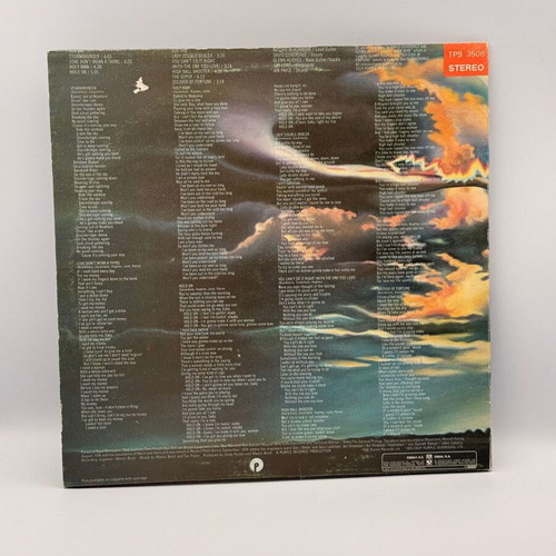 Deep Purple Stormbringer vinyl record