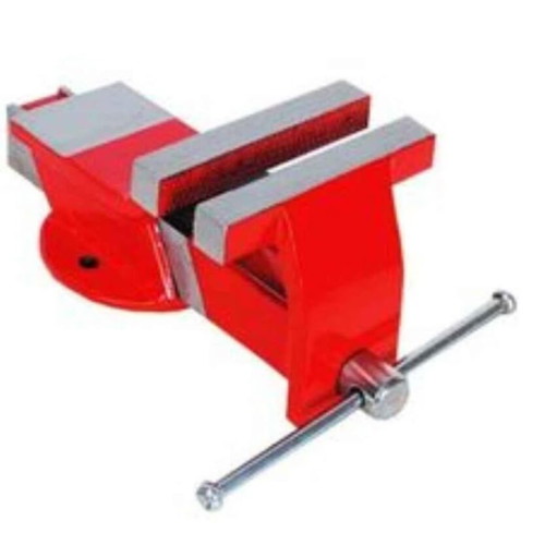Bench vise 125mm new, steel with fixed base