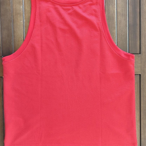 Adidas Legends basketball tank top, red, size L