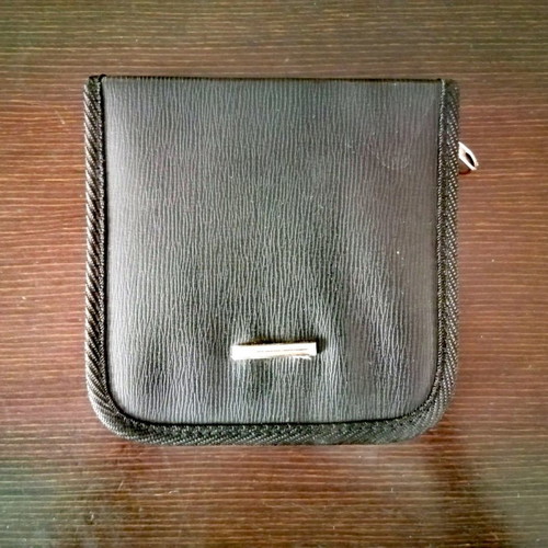 Leather CD case used with 6 double sleeves