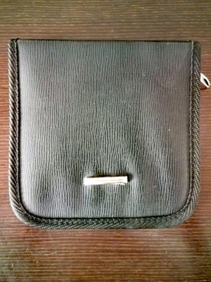 Leather CD case used with 6 double sleeves
