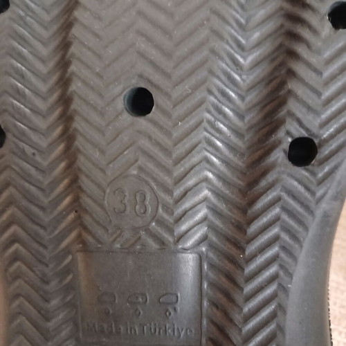 Sabino black slippers size 38