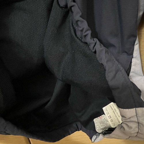 Windbreaker with zipper for boys new, gray and blue