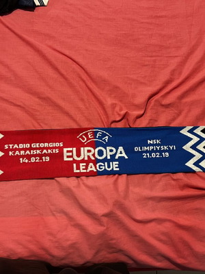 Ολυμπιακός Δυναμό Κιέβου επίσημο κασκόλ Europa League