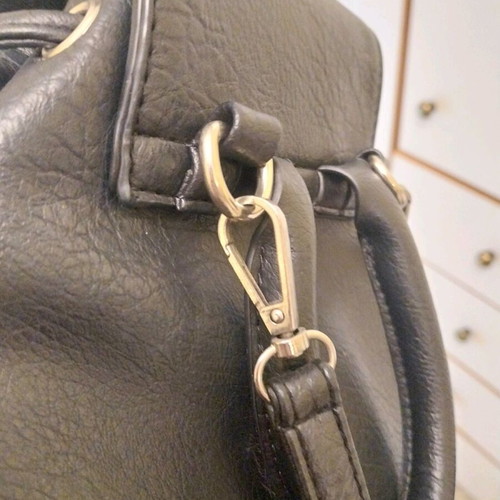 Achilleas Accessories leather backpack like new, black