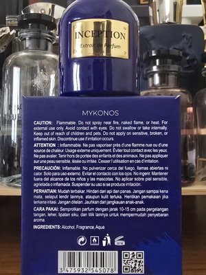 Mykonos Inception 3ml Extrait de Parfum sample
