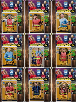 COMPLETE SET + INDIVIDUAL GOLDEN BALLERS + INVINCIBLE - FIFA 365 2025 ANDRENALYN XL