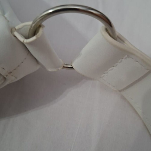 H&M white shoulder bag