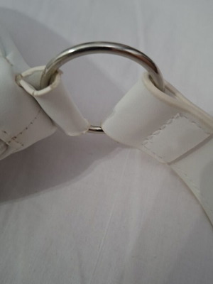 H&M white shoulder bag
