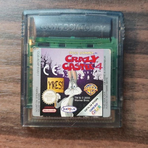 Bugs Bunny Crazy Castle 4 Game Boy Color cartridge like new