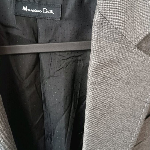Massimo Dutti wool blazer like new, gray