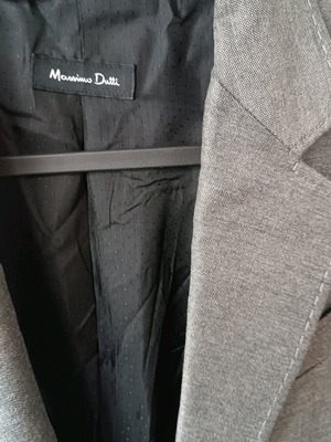 Massimo Dutti wool blazer like new, gray