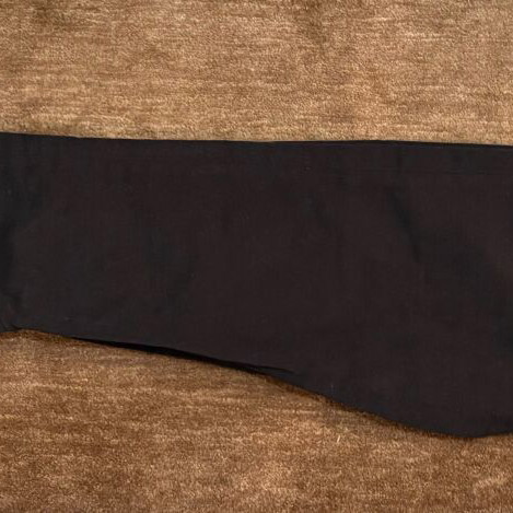 Miss Sixty black capri elastic jeans with zipper like new
