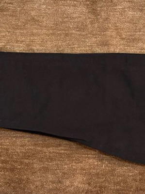 Miss Sixty black capri elastic jeans with zipper like new