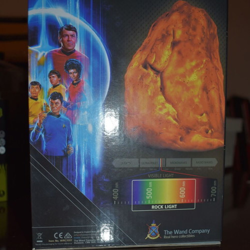 Star Trek Rock Moodlight table lamp new with remote and color changing light