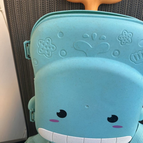 Beach suitcase children's toy whale shape like new