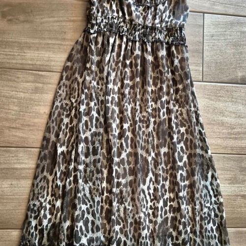 Gina Tricot Leopard Dress Medium Like New