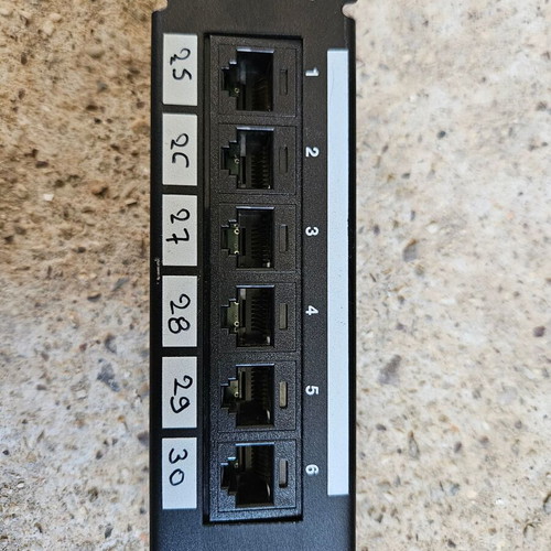 Panduit Patch Panel Copper U/UTP 24 Ports CAT6 1U Like New