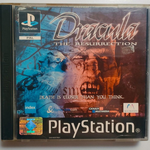 Dracula The Resurrection PS1 game used