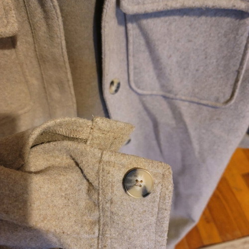 Bershka light coat small like new, dark beige