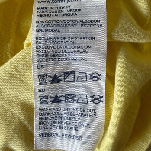 Tommy Hilfiger vintage cotton dress size S like new, yellow