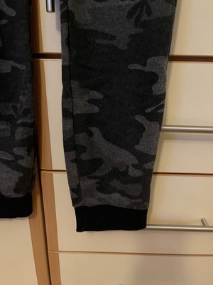 SugarFree sportswear pants, black and grey, size S