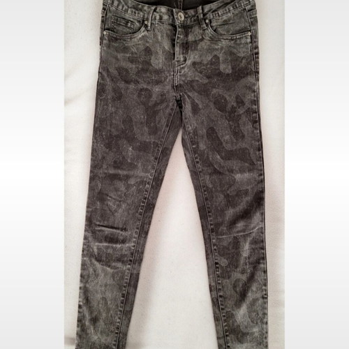PinUp denim pants used, grey, size M