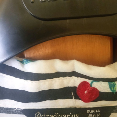 Stradivarius shirt with cherries size Medium used