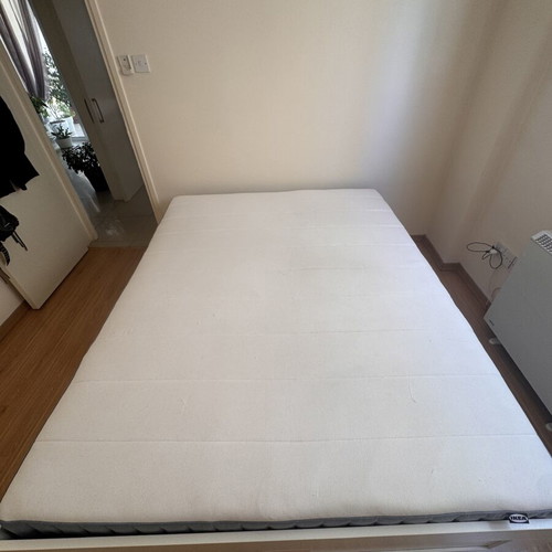Hemnes IKEA bed 160x200 with Vesteröy mattress and Brimnes frame like new