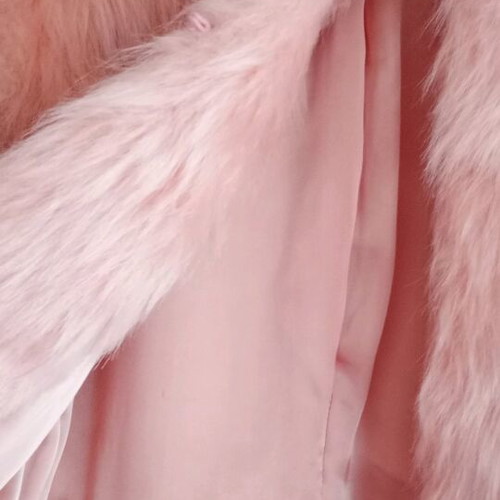Glamorous women's pink faux fur jacket like new