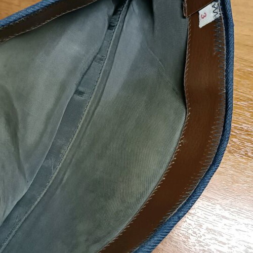 Military aviation cap used, old with signs of wear