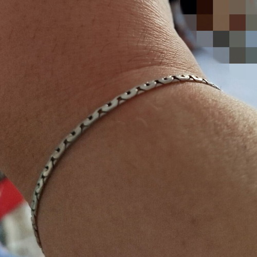 Silver hand or foot chain 925 used, 20 centimeters