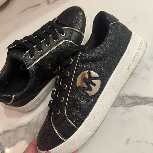 Michael Kors sport shoes like new, black glitter, size 37