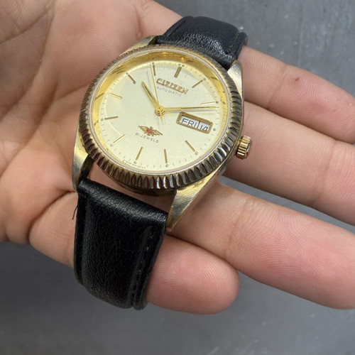 Citizen Eagle 7 Automatic watch used, vintage 1984, 21 jewels, day-date